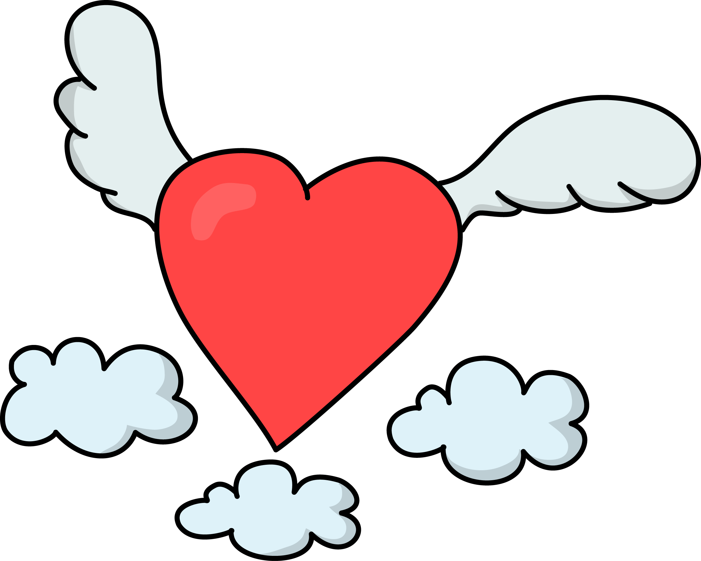 Free Flying Heart Cliparts, Download Free Flying Heart Cliparts png