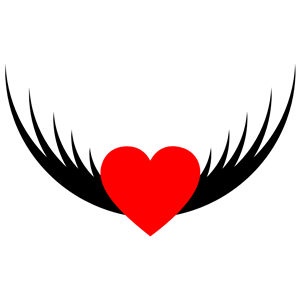 Flying Heart Simple clipart, cliparts of Flying Heart Simple free 