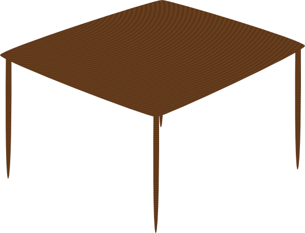 Transparent table and chairs clipart 