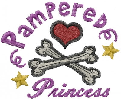 Machine Embroidery Designs Embroidery Design: Pampered Princess 