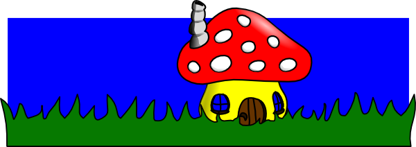 Mushroom Home Clip Art at Clker 
