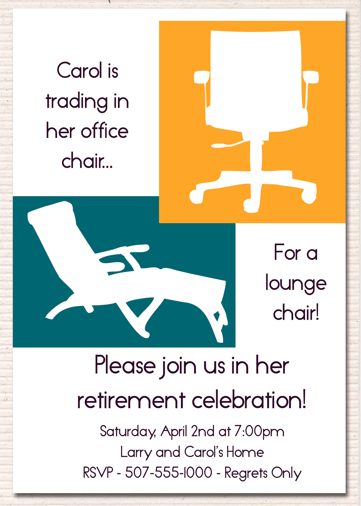 Retirement party invitation clipart 