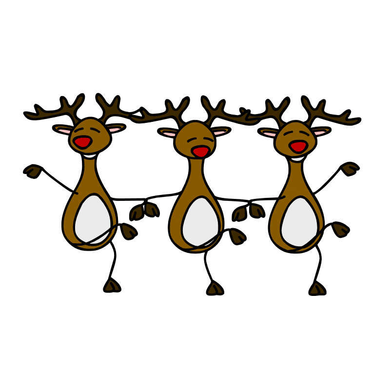Cartoon Pictures Of Reindeer 