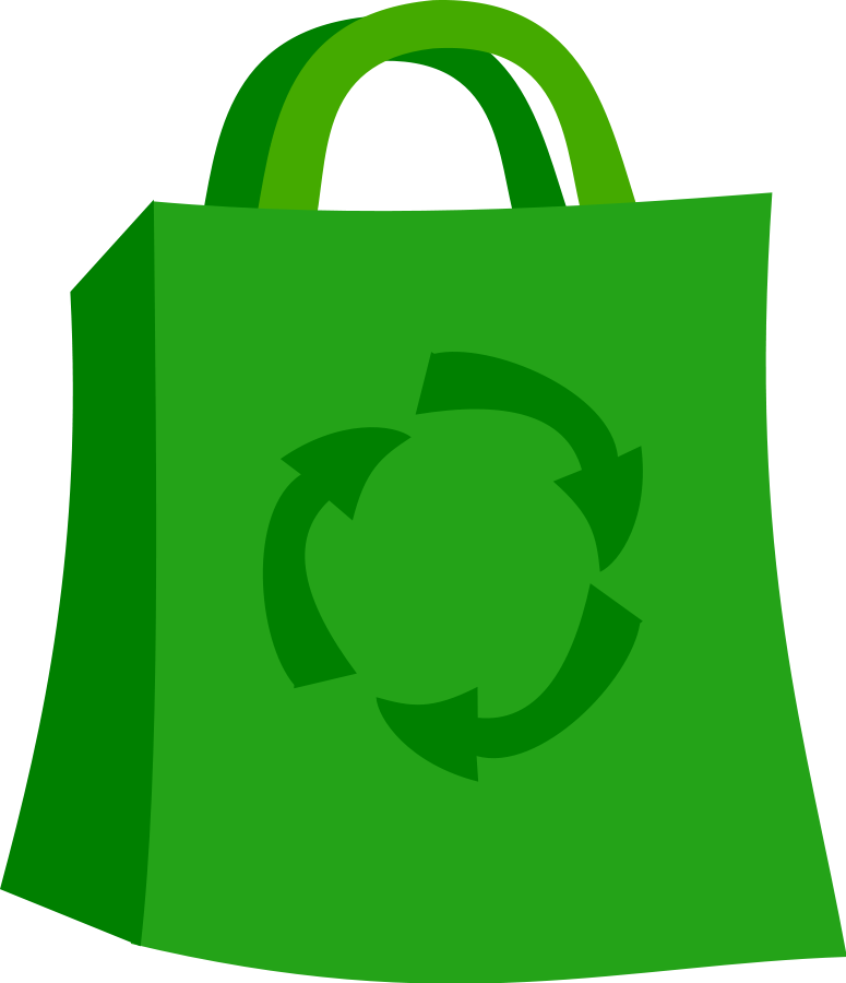 reusable shopping bag cartoon - Clip Art Library