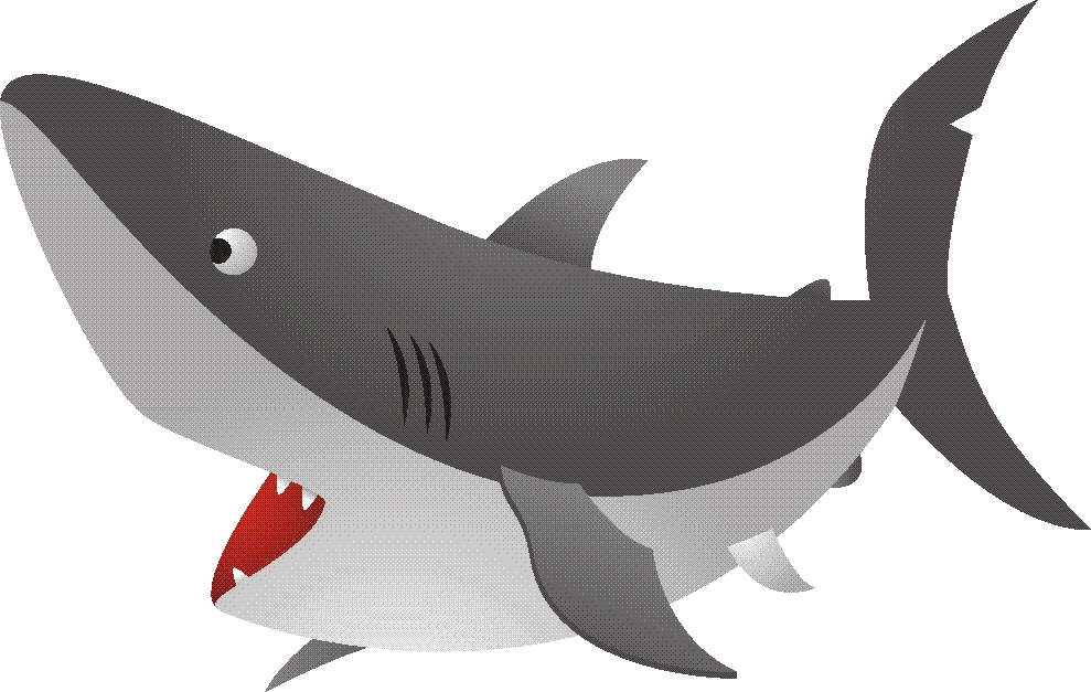 Animated Shark Clipart 