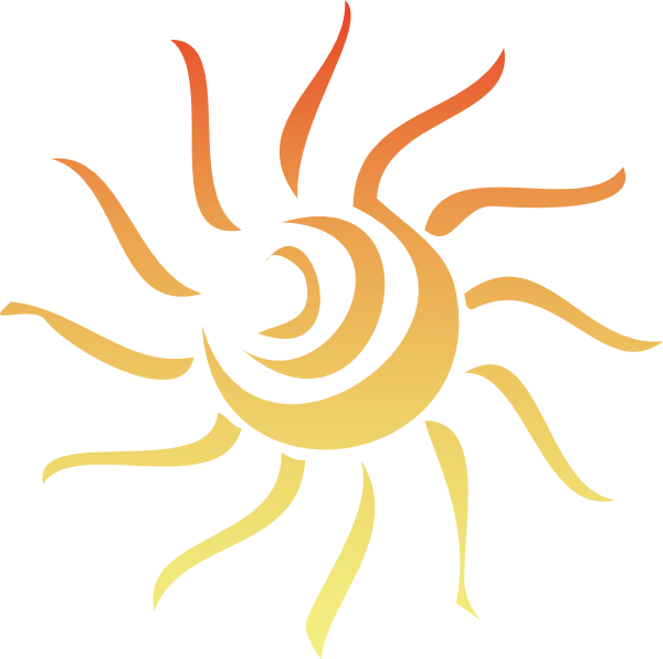 Clipart Red Sun Ray Clipart 