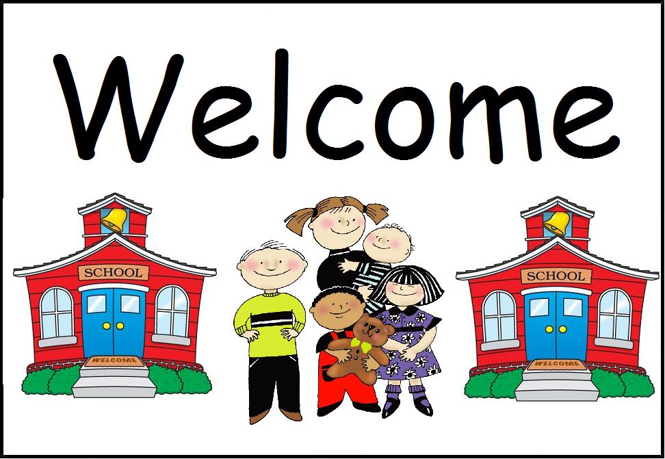 Classroom welcome sign clipart 
