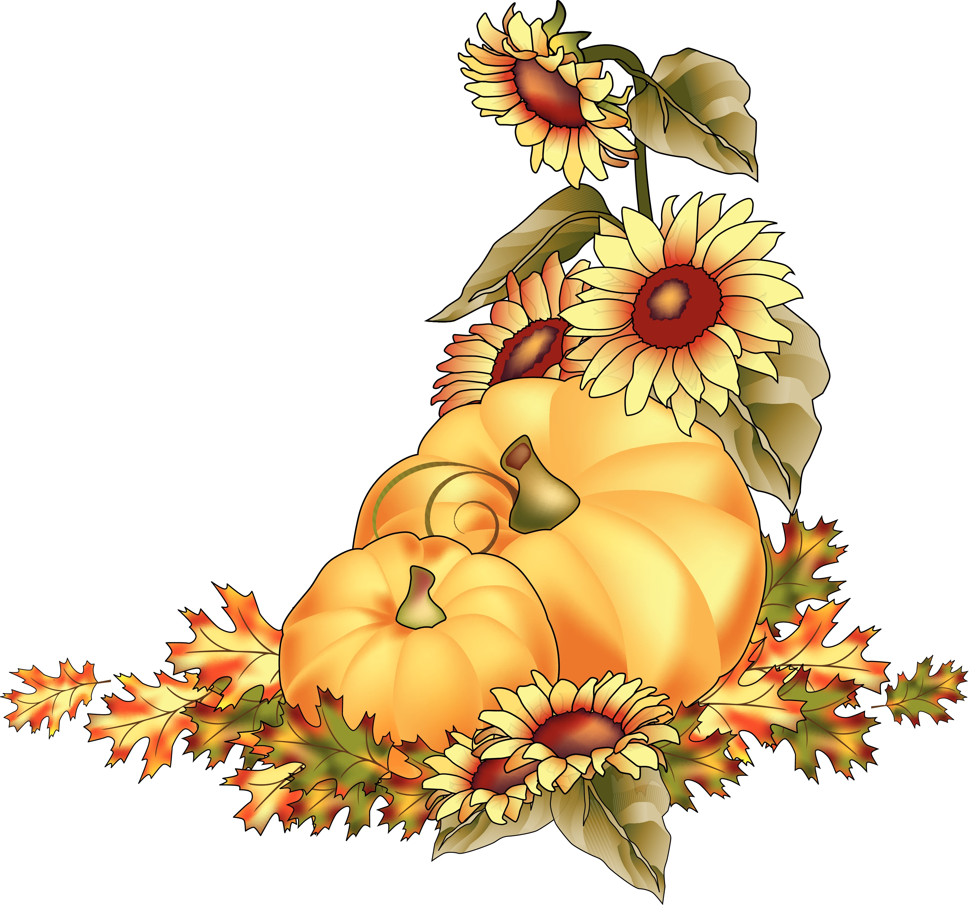 free country fall clipart