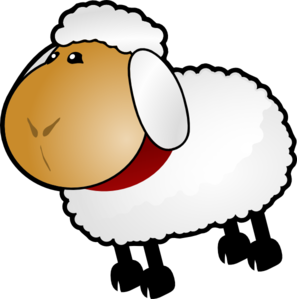 Lamb sheep ewe clip art free vector in open office drawing svg svg 
