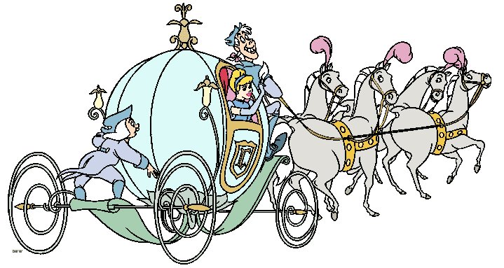 Disney carriage clipart 