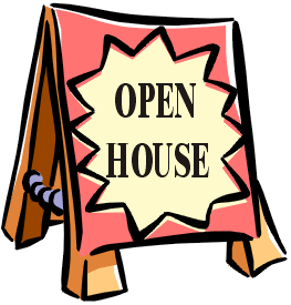 Open house clipart free 