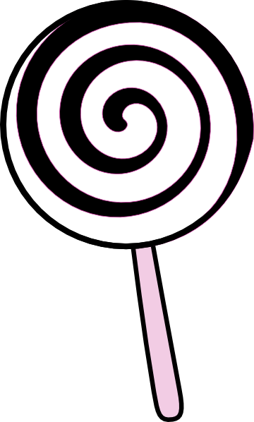 Lollipop clipart image lollipops 5 lollipop candies with swirl 