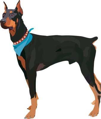 Picture of a big dog clipart 