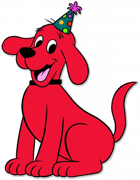 Red dog clipart 