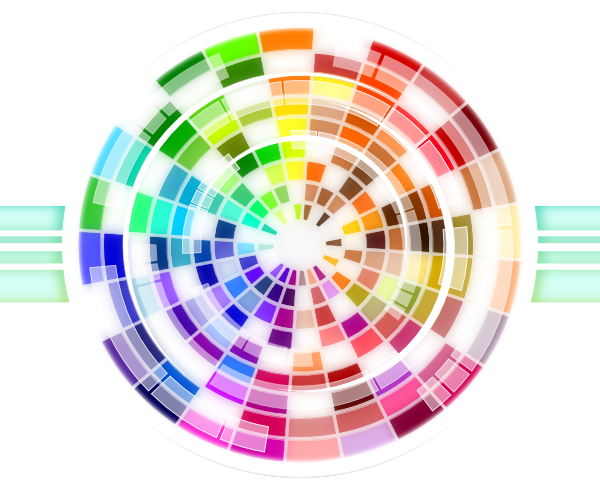 Abstract Color Wheel Clip Art at Clker 