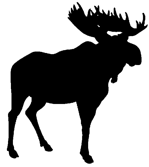 Big Old Moose Clipart 