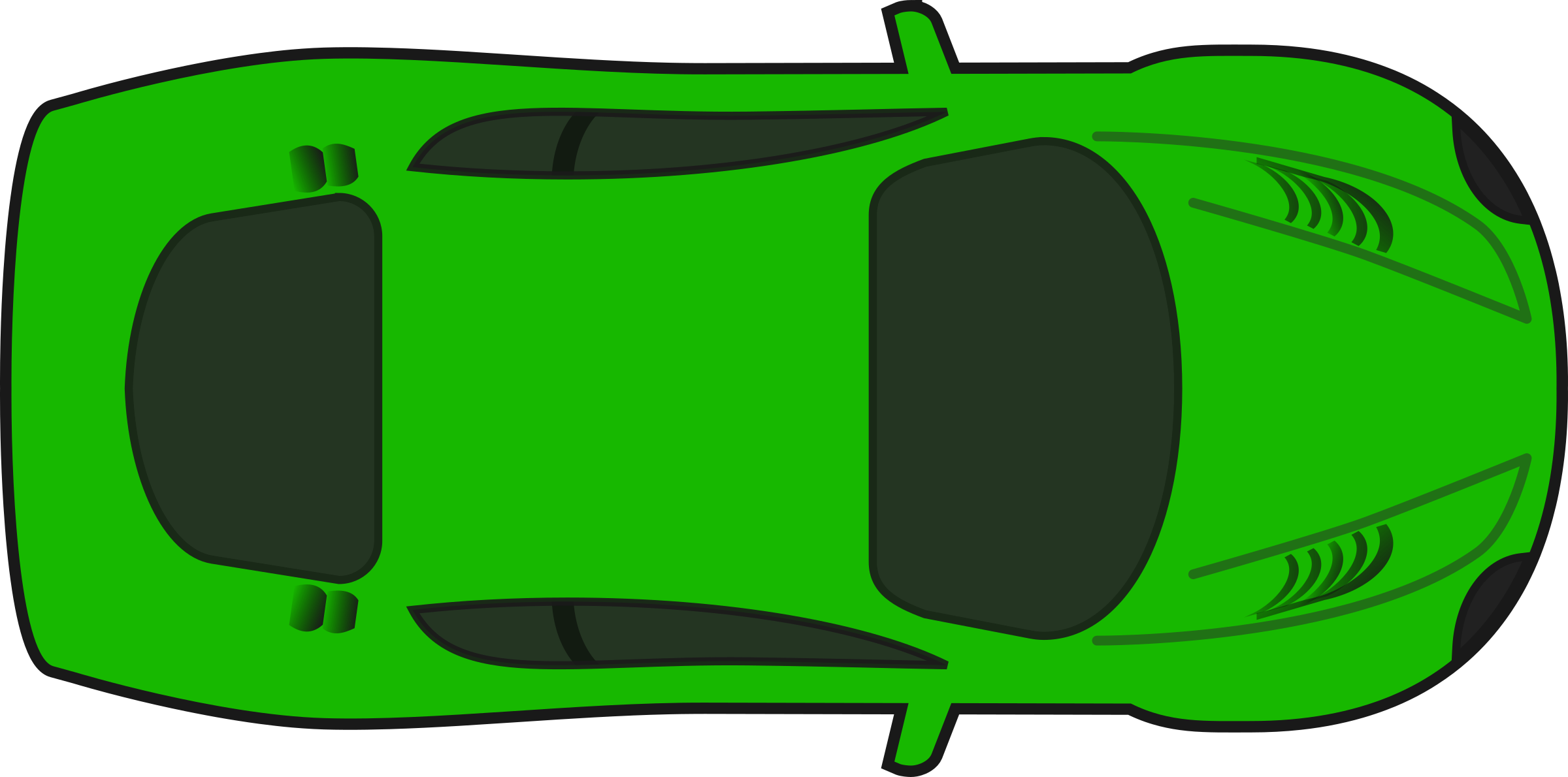 Green Car Clipart 