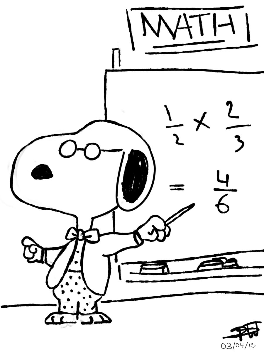Snoopy school clipart black and white 