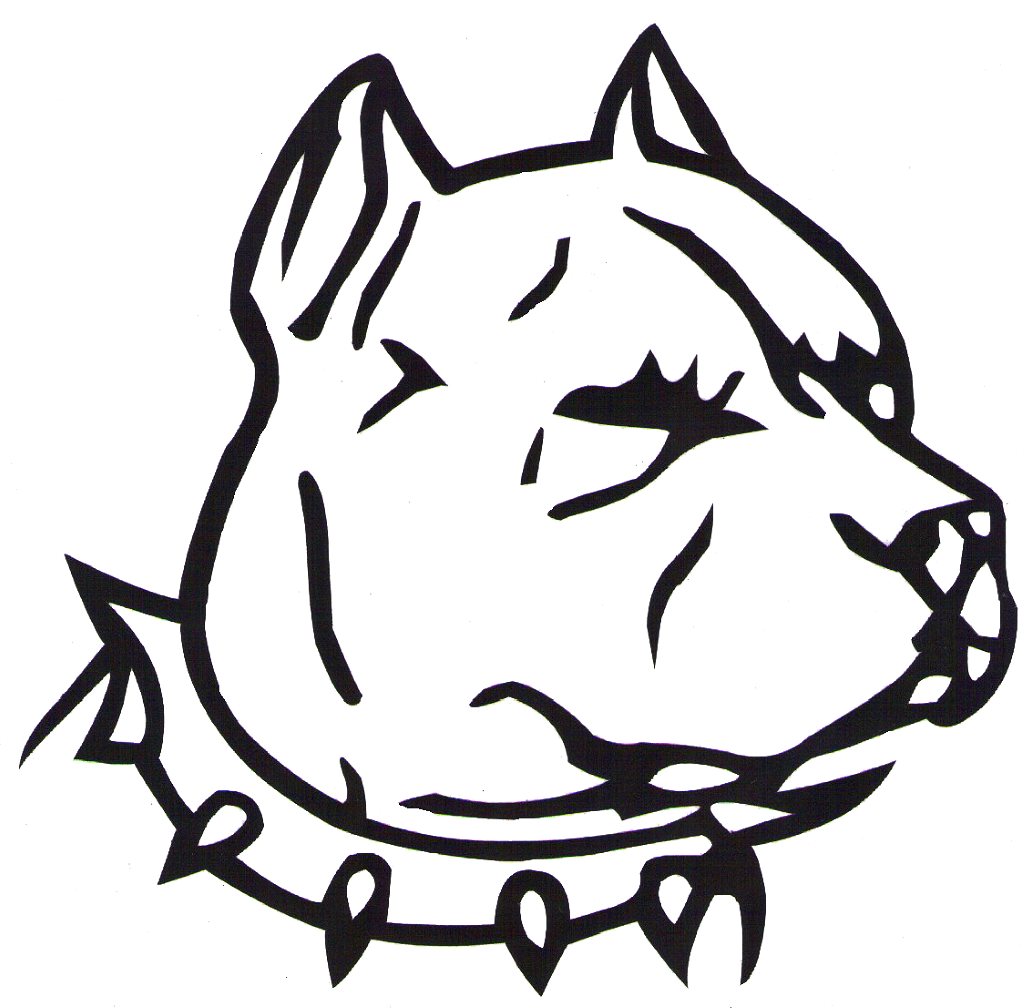 pit bull clip art