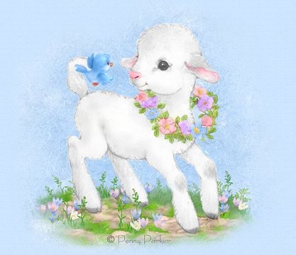 Lamb Easter Clipart 