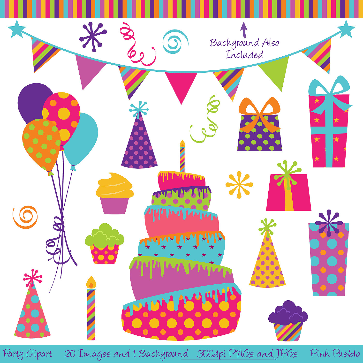 Free Party Supplies Cliparts, Download Free Party Supplies Cliparts png