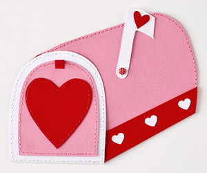 Valentines mailbox clipart