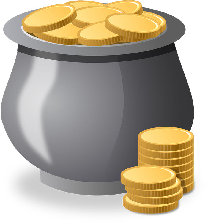 Gold coin clipart free 