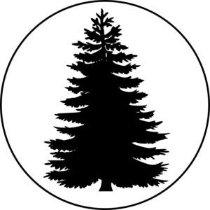 Tree mountain clipart 