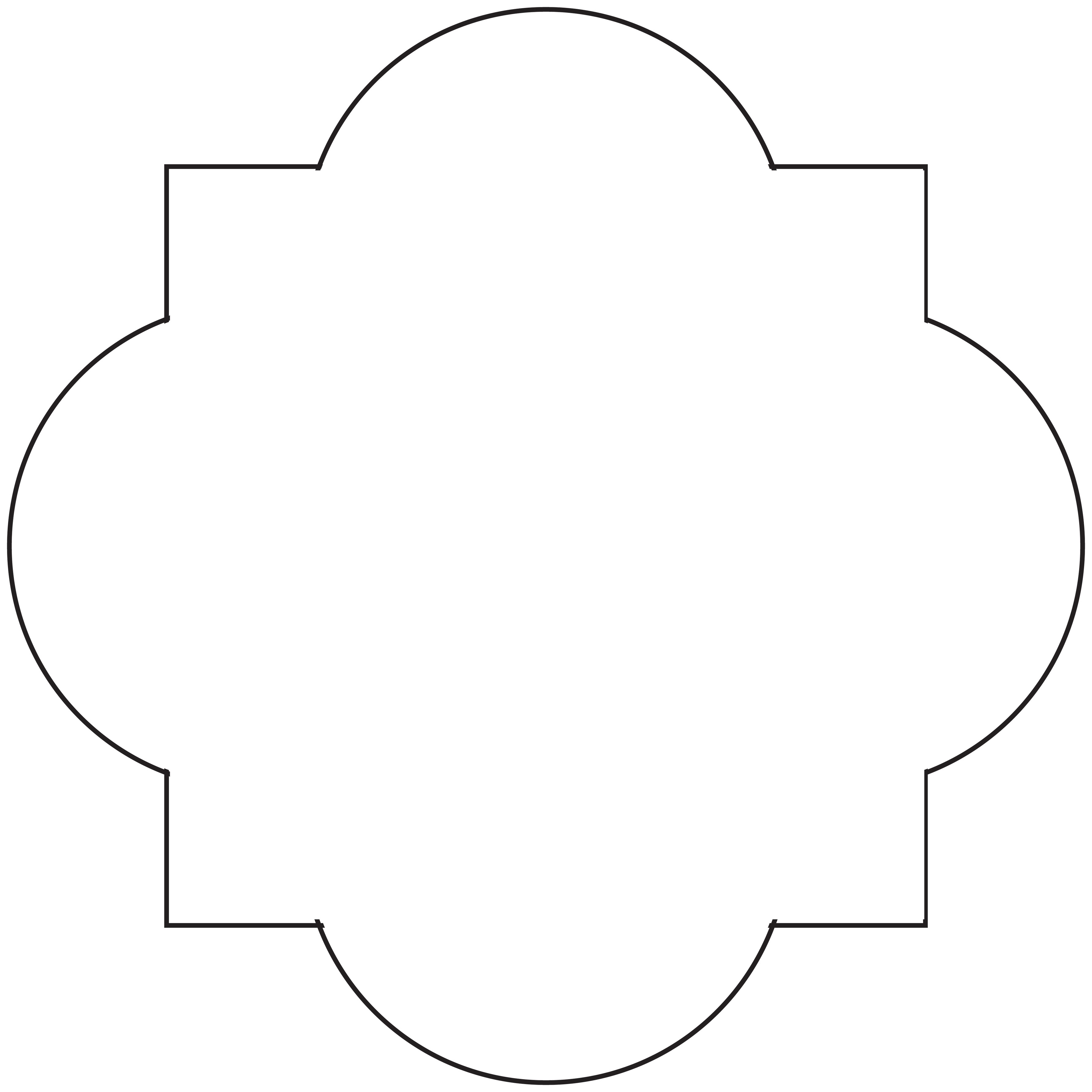 quatrefoil shape clipart images