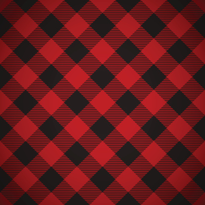 Black and red plaid background clipart 