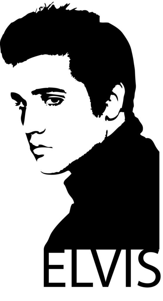 Elvis Silhouette Clip Art 
