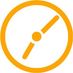 Clock Icon Orange Png Clip Art Library