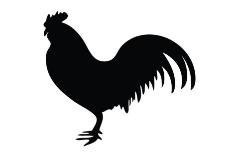 Free rooster silhouette image clip art – Silhouettes Vector 
