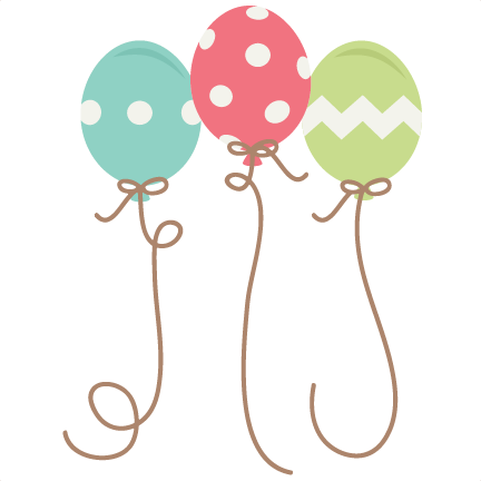 Easter Egg Balloons SVG scrapbook cut file cute clipart files for 