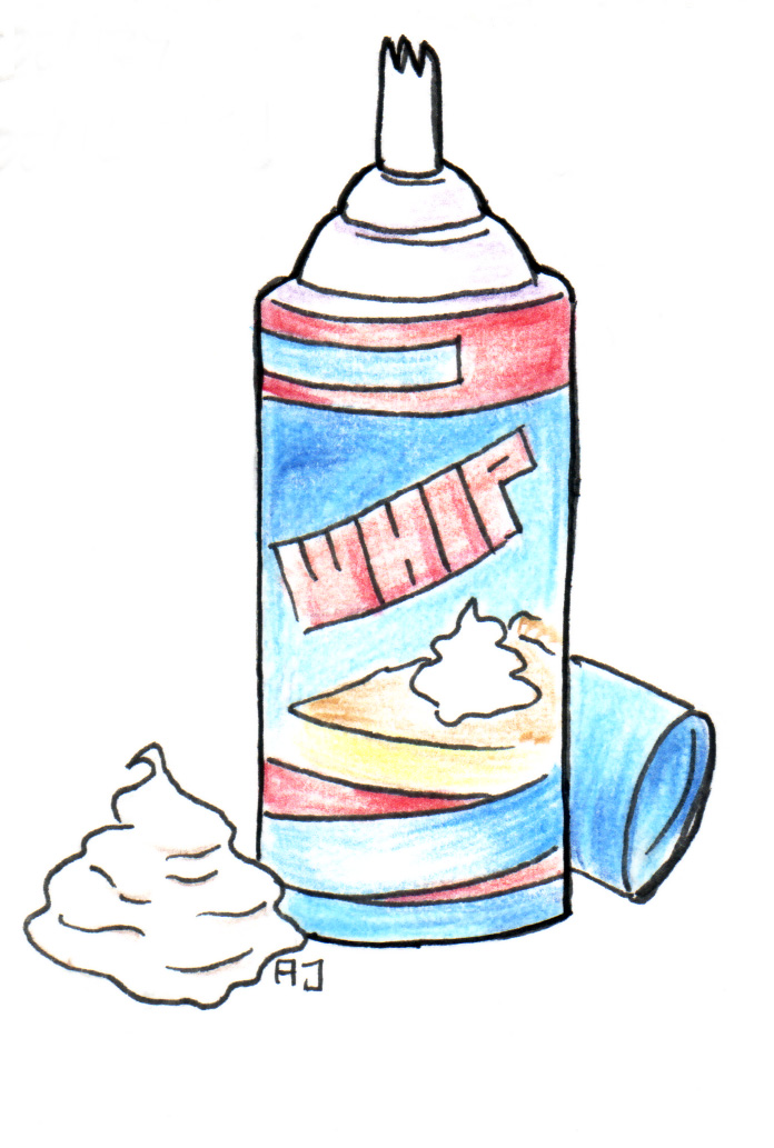 Whipped Cream Bottle Drawing Clip Art Library