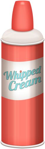 Whipped Cream Can Clip Art 