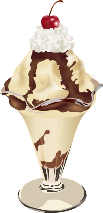 Ice Cream Sundae Clipart 