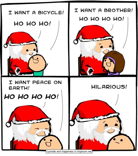 The Holiday Spirit Cyanide and Happiness, a daily webcomic 