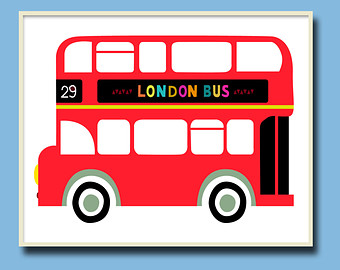 London Bus Clipart 