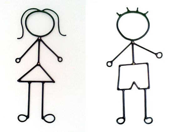 Girl stick figure clip art free 