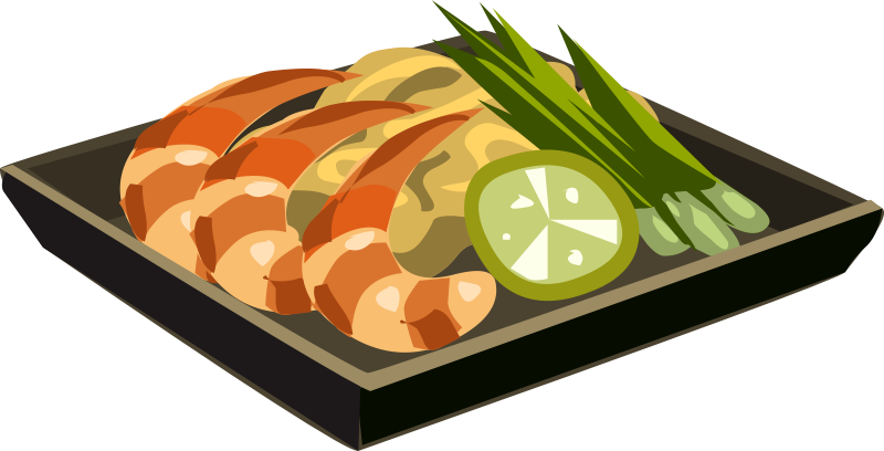 Plate with food transparent clipart 