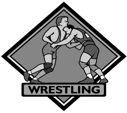 Youth Wrestling Clipart 
