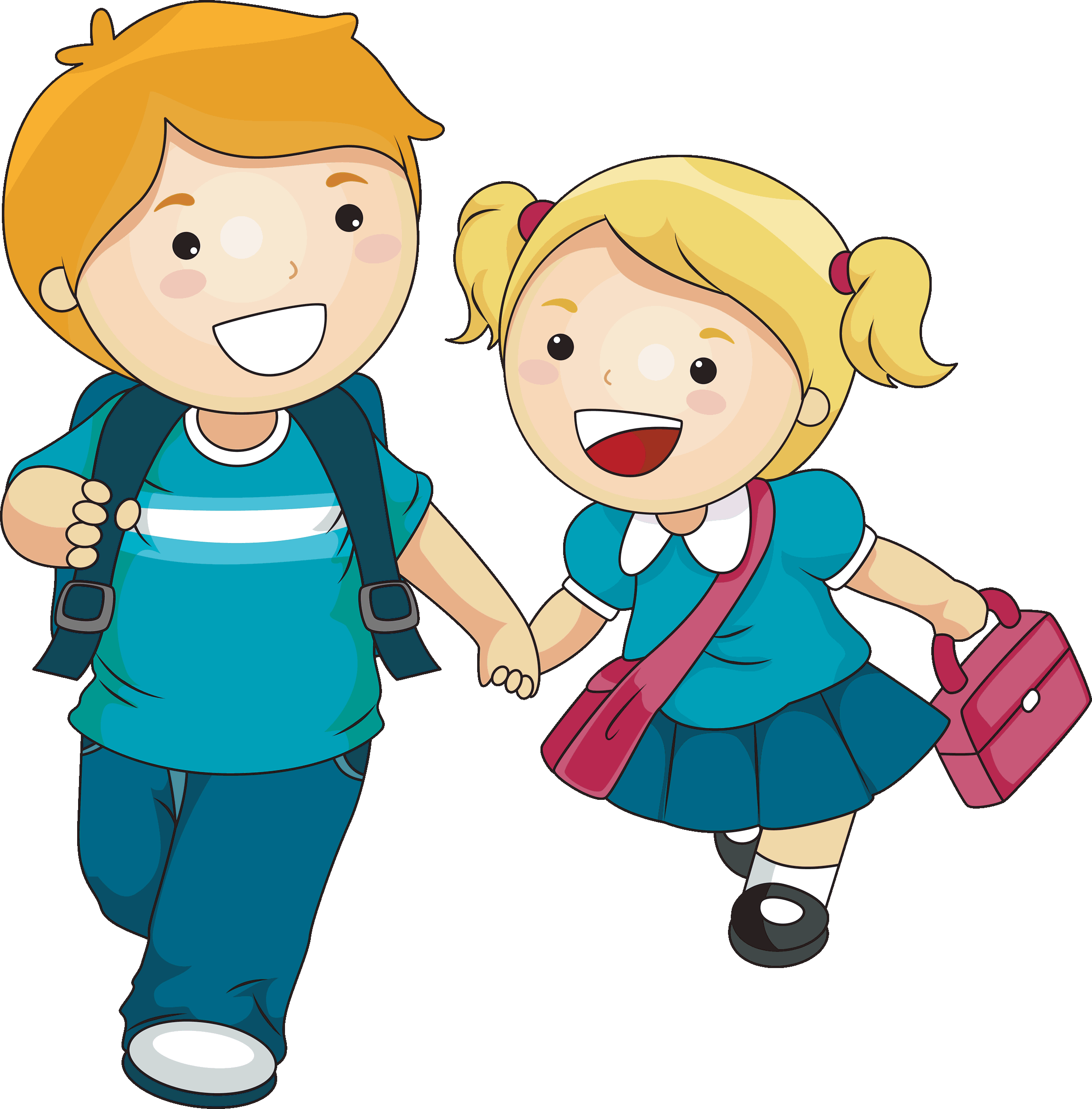 Elementary Students Clipart 