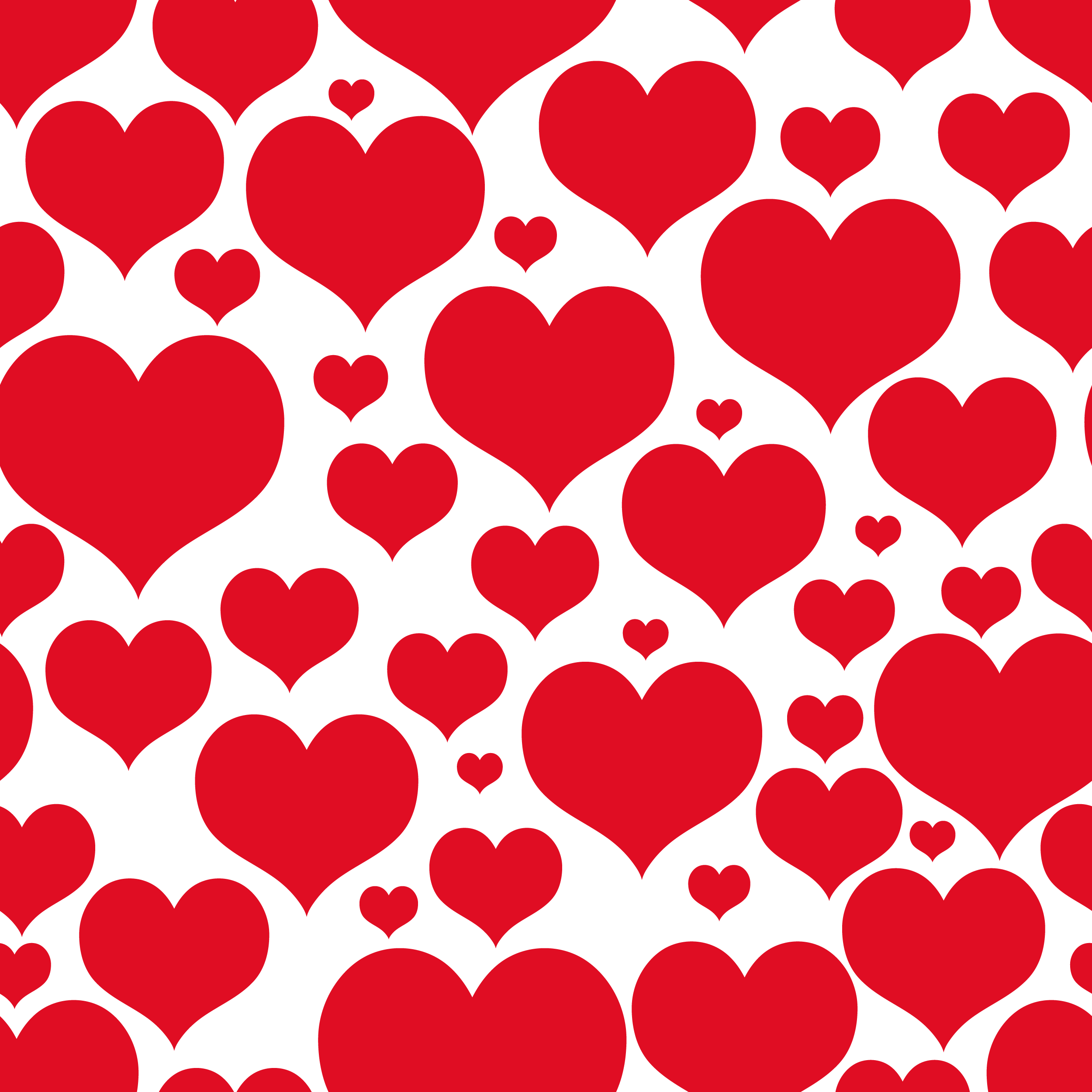 Valentines Day Transparent Heart Decor for Wallpaper Clipart 