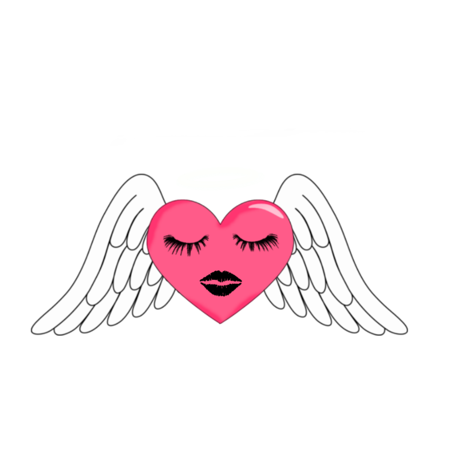 Heart With Wings And Halo 