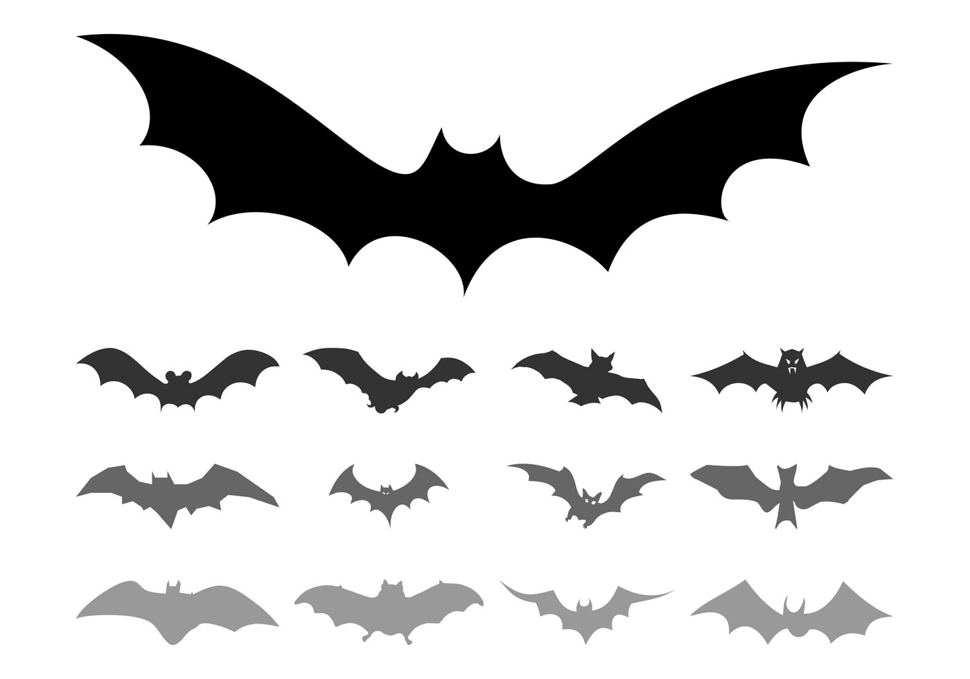 Halloween Bat Free Vector Art 