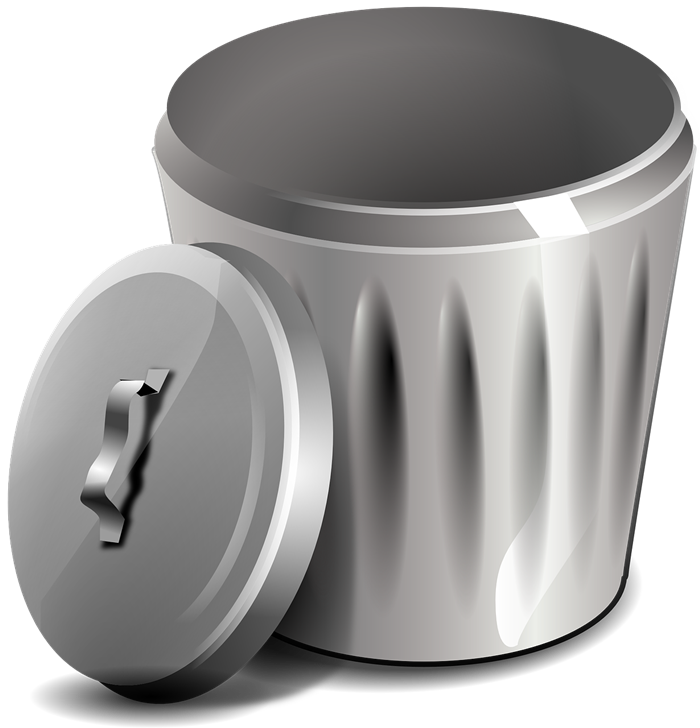 Trash can clipart free 