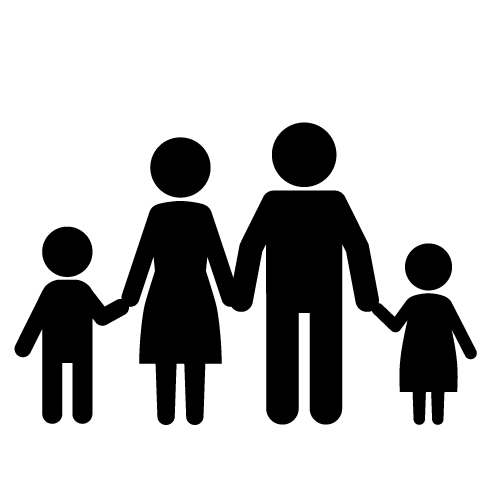 Family clipart icon 