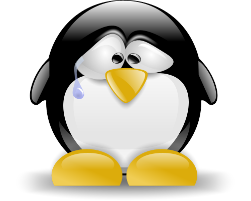 Sad Cute Penguin 