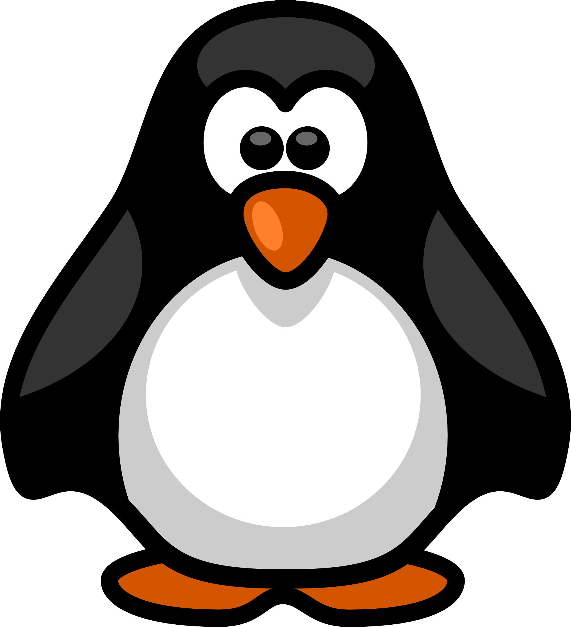 Penguin Drawings Clipart 
